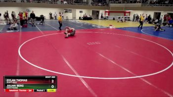195 lbs Champ. Round 2 - Julian Berg, Eden Prairie vs Dylan Thomas, Scott West