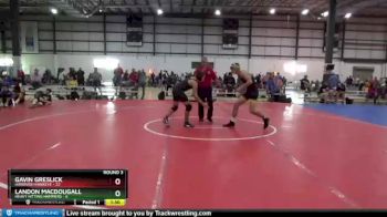 138 lbs Round 3 (6 Team) - Landon MacDougall, HEAVY HITTING HAMMERS vs Gavin Greslick, HANOVER HAWKEYE