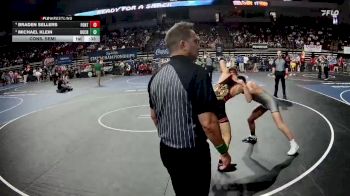 D 1 120 lbs Cons. Semi - Michael Klein, Holy Cross vs Braden Sellers, Fontainebleau