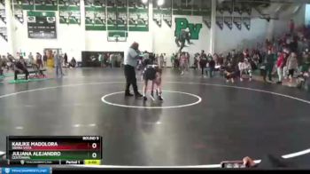 103 lbs Round 5 - Kailike Madolora, Sierra Vista vs Juliana Alejandro, Centennial