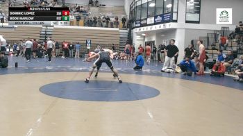 174 lbs 3rd Place - Dominic Lopez, Southern Illinois vs Bode Marlow, Pittsburgh