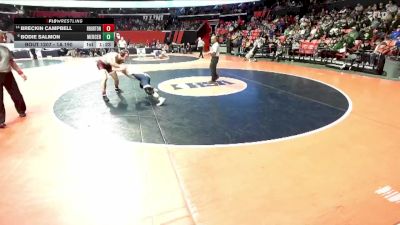 1A 190 lbs Cons. Round 1 - Breckin Campbell, Richmond (R.-Burton) vs Bodie Salmon, Aledo (Mercer County)
