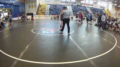 106 lbs Round 3 (8 Team) - Liam Mangan, Wellington Black vs Hunter Perez, Ocoee WC