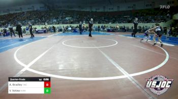 55 lbs Quarterfinal - Annalee Bradley, Tuttle Wrestling Club vs Veda Votaw, Husky Wrestling Club