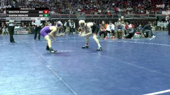 3A-138 lbs Champ. Round 2 - Braxton Winkey, Ames vs Easton Beehler, Spencer