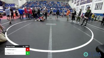 58 lbs Quarterfinal - Jaxton Wilkerson, Carl Albert vs Brogan Paul, Division Bell Wrestling