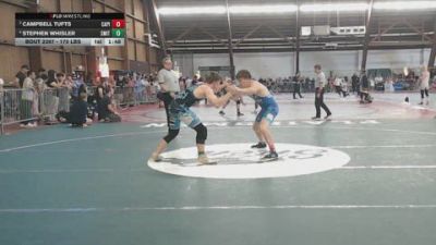 170 lbs Consolation - Campbell Tufts, Capital City Wrestling Club vs Stephen Whisler, Smitty's Barn