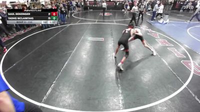 113 lbs Champ. Round 1 - Tadhg McLaimtaig, Priest River vs Saul Benzinger, Post Falls