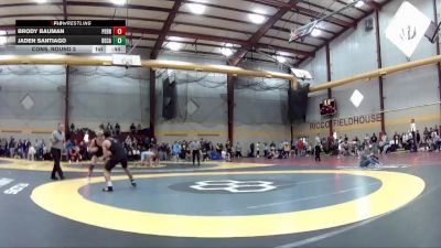 150 lbs Cons. Round 2 - Jaden Santiago, Bethlehem Catholic vs Brody Bauman, Perrysburg