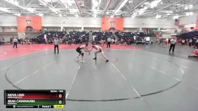 165 lbs Cons. Round 4 - Akiva Lind, Wesleyan (CT) vs Sean Cavanaugh, Norwich