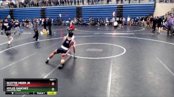 132 lbs Round 4 - Scottie Meier Jr, Lincoln East vs Myles Sanchez, Creighton Prep