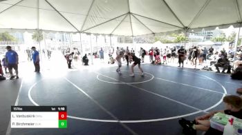 157 lbs Round Of 16 - Luke Vanbuskirk, Cvbjj vs Parker Birchmeier, Clairemont