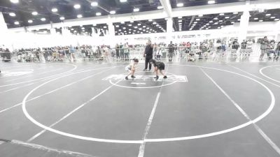 66 lbs 2nd Place - Jace Jauregui, Madera WC vs Tallan Ceballos, Dethrone WC
