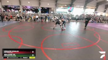 157 lbs Champ. Round 1 - Benjamin Gil, Star Wrestling Club vs Spencer Kohlus, MGT Wrestling