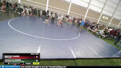 53 lbs Quarterfinal - Bentley Baker, Ravage WC vs Nicholas Harris, Sanderson Wrestling Academy