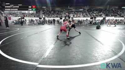 67 lbs Semifinal - Everett Luxton, Raw Wrestling Club vs Kasen Shouse, Cowboy Wrestling Club