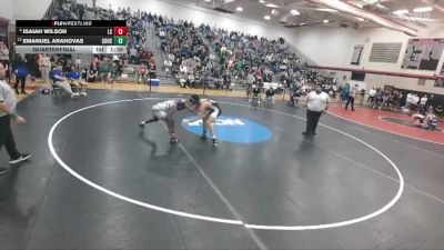 172 lbs Quarterfinal - Emanuel Arahovas, Central Dauphin Hs vs Isaiah Wilson, Lampeter Strasburg Hs