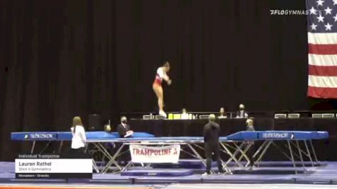 Lauren Rathel - Individual Trampoline, Stick It Gymnastics - 2021 USA Gymnastics Championships