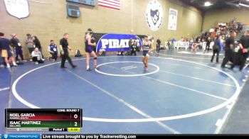 132 lbs Cons. Round 7 - Noel Garcia, Madera South vs Isaac Martinez, Bullard