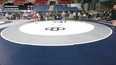 120 lbs Cons. Rd Of 64 - Jesse Grossman, Montana vs Dylan Frechette, Massachusetts
