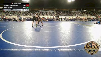 120 lbs Round Of 32 - Di'Imago Anderson, Team Tulsa Wrestling Club vs Tyce Baker, Midwest City Bombers Youth Wrestling Club