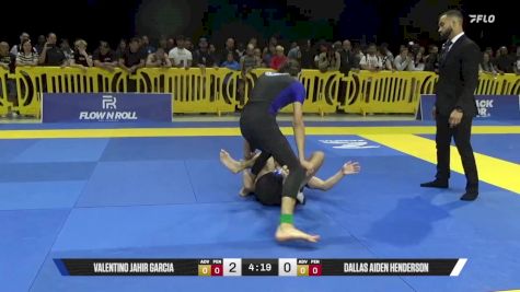 Dallas Aiden Henderson vs Valentino Jahir Garcia 2025 Pan IBJJF Jiu-Jitsu No-Gi Championship