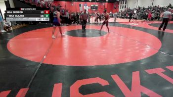 157 lbs Champ. Round 2 - Max Mularz, Frankfort (LINCOLN-WAY EAST) vs Will DeCicco, LOCKPORT (Twp)