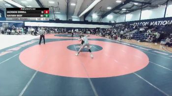 133 lbs Cons. Round 1 - Hayden Best, Misericordia vs Jackson Orrell, Eastern University