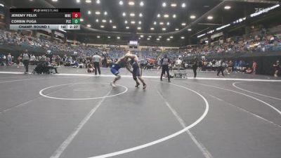 285 lbs Champ. Round 1 - Jeremy Felix, Midland (Neb.) vs Corbin Puga, Pratt Community College