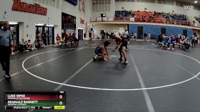132 lbs Cons. Round 2 - Luke Ripke, Friends Of Baltimore vs Reginald Barnett, DeMatha Catholic