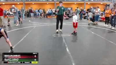50 lbs Cons. Round 3 - Braylon Shirley, Team Bear Wrestling Club vs Elliott Carley, Cobra Wrestling Club