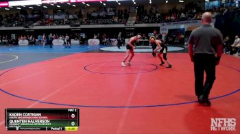125 lbs 3rd Place Match - Kaden Costigan, South Anchorage High School vs Quenten Halverson, Student Wrestling Development Program