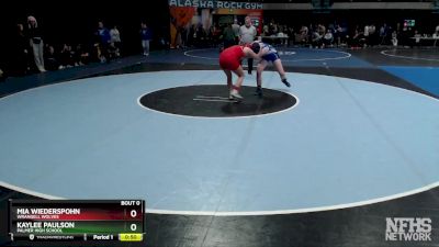 152G Cons. Round 3 - Kaylee Paulson, Palmer High School vs Mia Wiederspohn, Wrangell Wolves