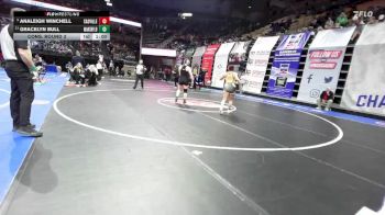 170 Class 1 lbs Cons. Round 3 - Analeigh Winchell, Cassville vs Gracelyn Bull, Marshfield