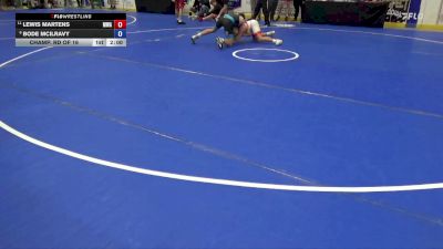 126 lbs Champ. Rd Of 16 - Lewis Martens, Moen Wrestling Academy vs Bode McIlravy