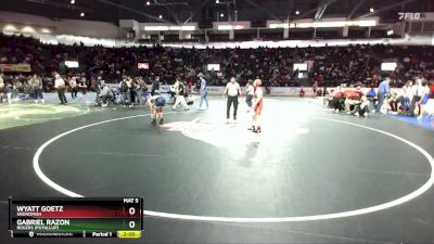 106 lbs Champ. Round 2 - Gabriel Razon, Rogers (Puyallup) vs Wyatt Goetz, Snohomish