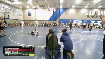 56 lbs Cons. Round 3 - Ledger Collins, Sanderson Wrestling Academy vs Liam Gregersen, Victory