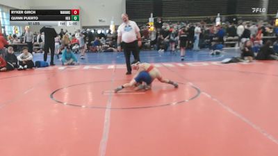 57 lbs Rr Rnd 3 - Ryker Girch, Warhawks - ESC vs Quinn Puerto, New England Gold - ESC