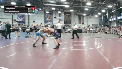 170 lbs Round Of 32 - Liam Crook, Team Shutt Van Hoven vs William Brooks, Team Shutt Bowman (TSB)