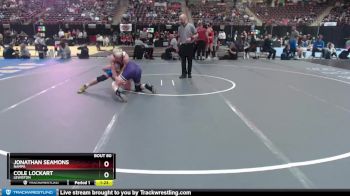 5A 160 lbs Champ. Round 1 - Cole Lockart, Lewiston vs Jonathan Seamons, Nampa