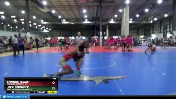 106 lbs Round 3 (4 Team) - Jekai Sedgwick, INVICTUS WRESTLING CLUB vs Emmons Tewalt, HANOVER HAWKEYE