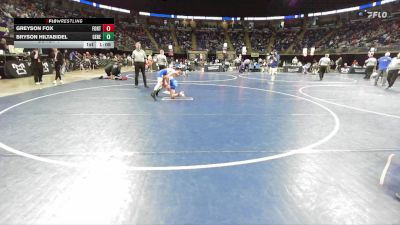 75 lbs Consy 1 - Greyson Fox, Fort LeBoeuf vs Bryson Hiltabidel, General McLane