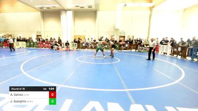 215 lbs Round Of 16 - Adrian Galvez, Glen Rock vs James Speights, New Milford