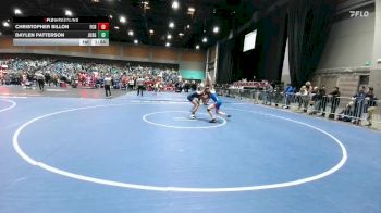 126 lbs Prelim - Christopher Billon, Beyer vs Daylen Patterson, Garza