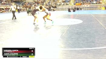 130 lbs Quarterfinal - Khendra Garcia, E2-Carrington vs Aleiya Cullinan, W3-Bismarck Legacy