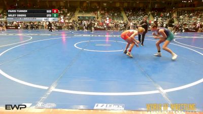 110 lbs Consolation - Paris Turner, Rabbit Wrestling Club vs Miley Oberg, Open Mats