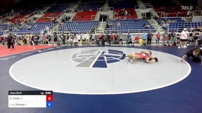 144 lbs Cons 16 #1 - Colton Hush, WI vs Jabari Hinson, IA