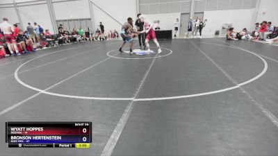 150 lbs Placement Matches (16 Team) - Wyatt Hoppes, Indiana vs Bronson Hertenstein, Ohio Red