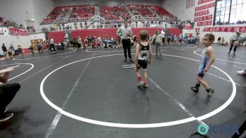43 lbs Round Of 16 - Jase Wilson, Midwest City Bombers Youth Wrestling Club vs Kohen Wolfe, Division Bell Wrestling