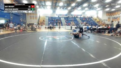 150 lbs Round 4 (8 Team) - Grayson Booth, Socs vs Ray Moody, Greasers
